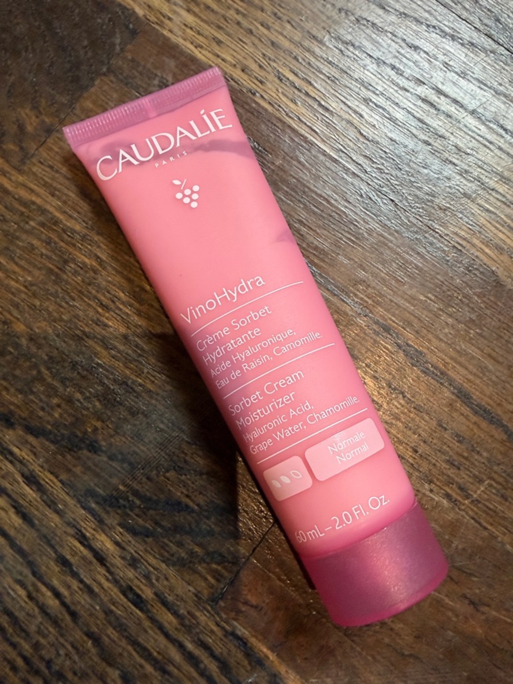 New 2.0 oz Caudalie VinoHydra sorbet cream Moisturizer - Pink